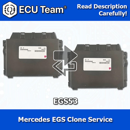 Mercedes TCM EGS53 Reprogramming