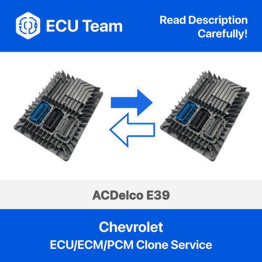 Chevrolet ECU ECM PCM ACDelco E39 Cloning