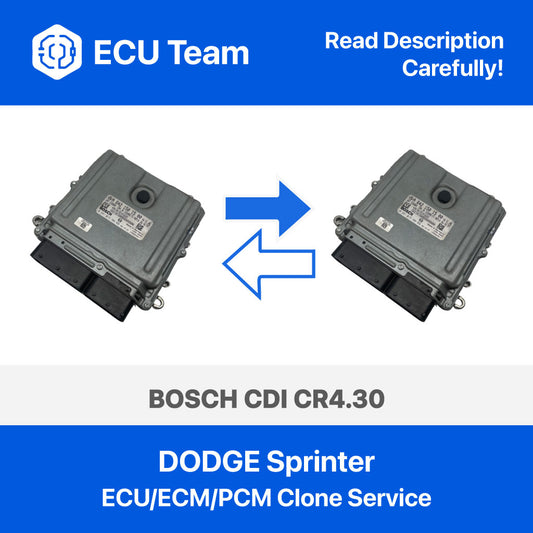 DODGE Sprinter ECU ECM PCM Bosch EDC16 CDI CR4.30 Cloning