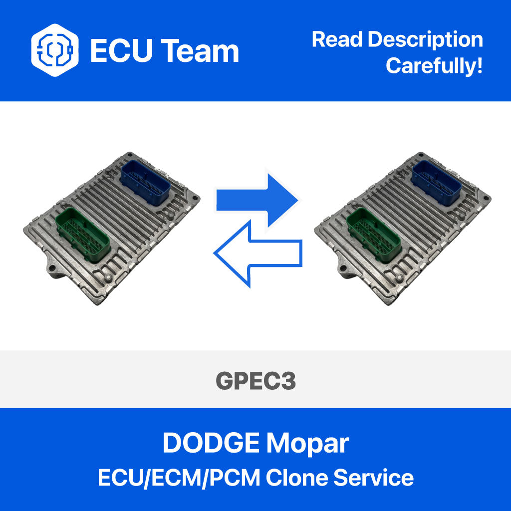 DODGE ECU ECM PCM Mopar GPEC3 Cloning โ ECU Team Corp