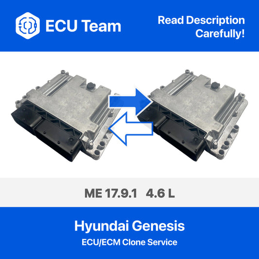 Hyundai Genesis 4.6L ECU ECM PCM ME17.9.1 Clone Service