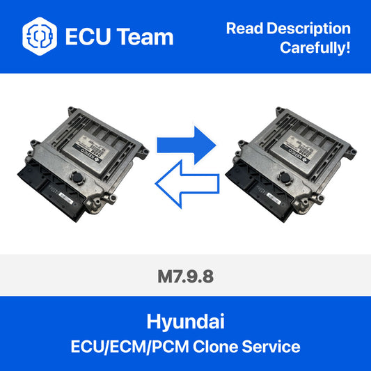 Hyundai ECU ECM PCM M7.9.8 Cloning