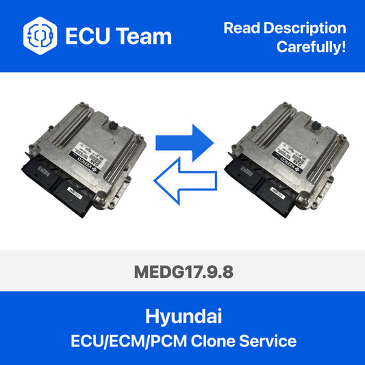 Hyundai ECU ECM PCM MEDG17.9.8 Cloning
