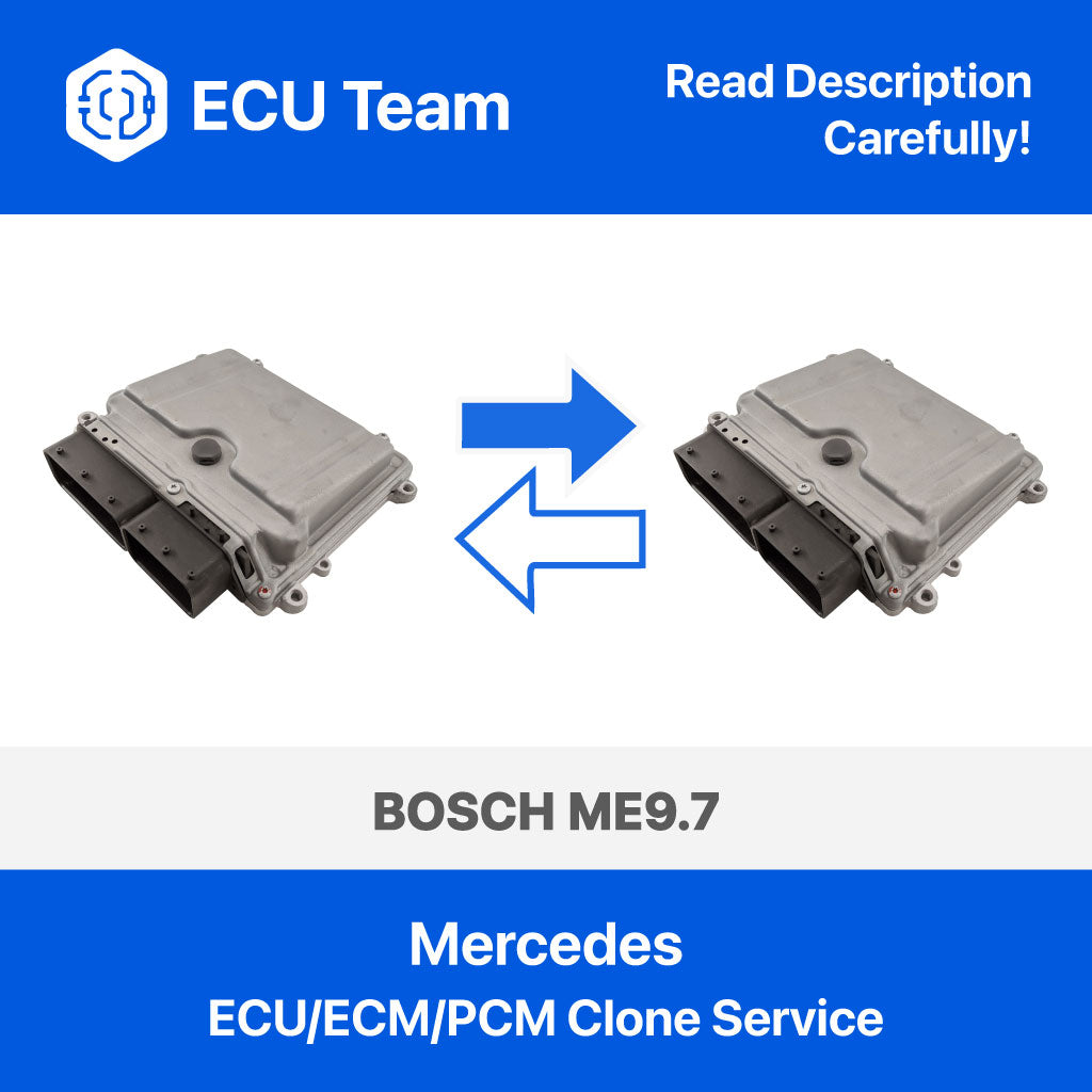 Mercedes ECU ECM PCM Bosch ME9.7 Cloning