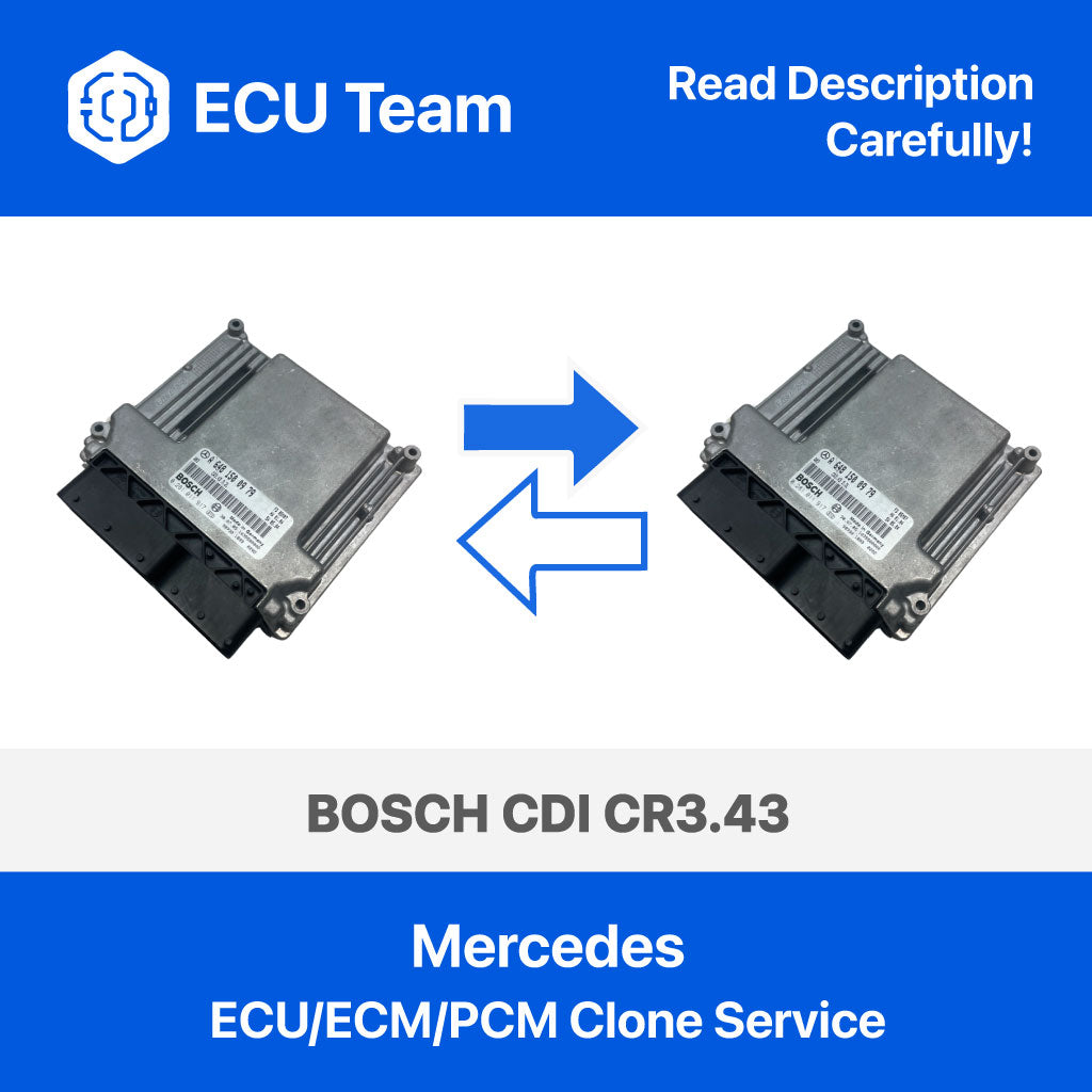Mercedes ECU ECM PCM Bosch EDC16C2 CDI CR3.43 Cloning