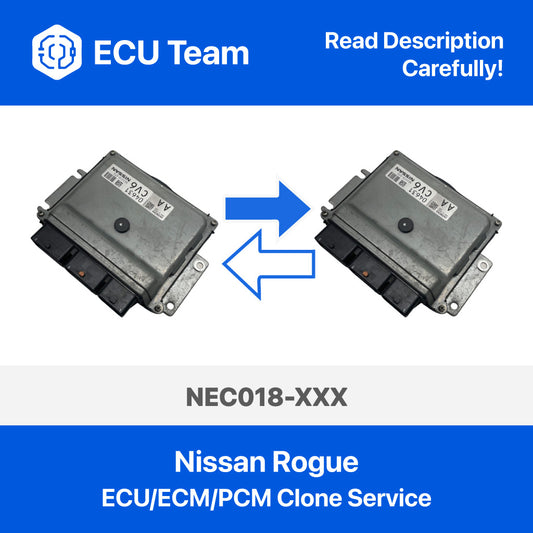 NISSAN ROGUE ECU ECM PCM NEC018-XXX CLONING