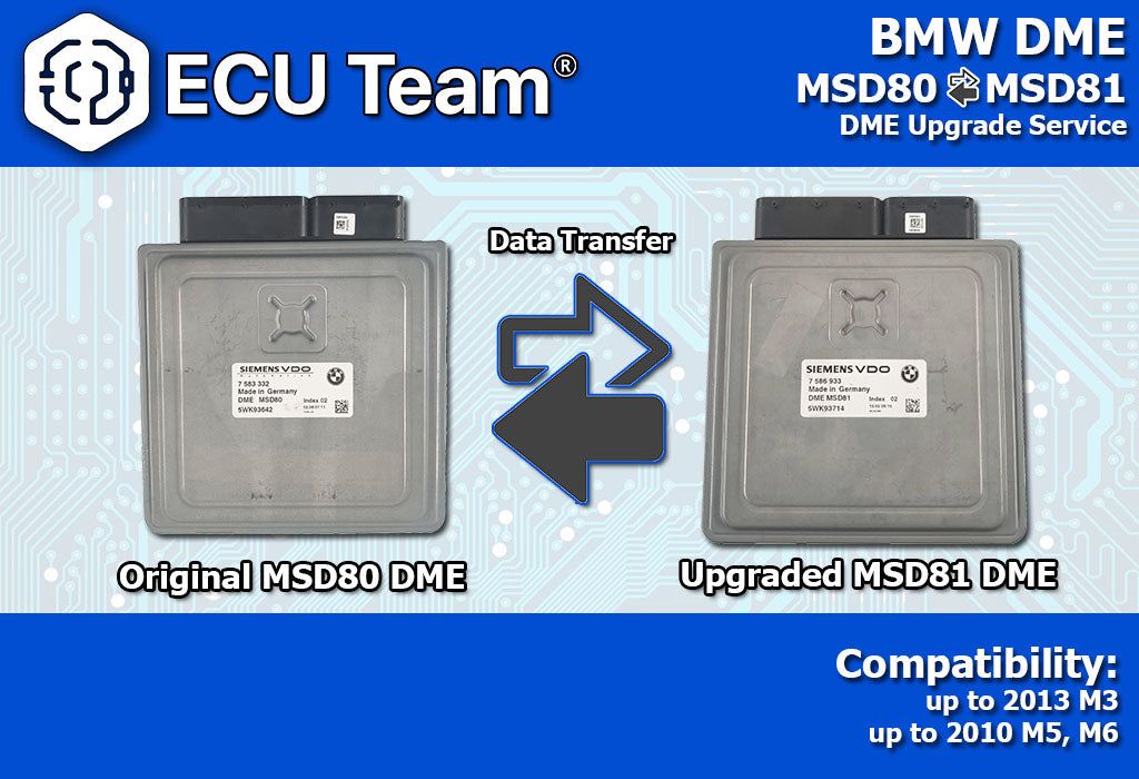 Msd 8 Plus Module One BMW MSD80 to MSD81 DME Upgrade Programming – ECU Team Corp